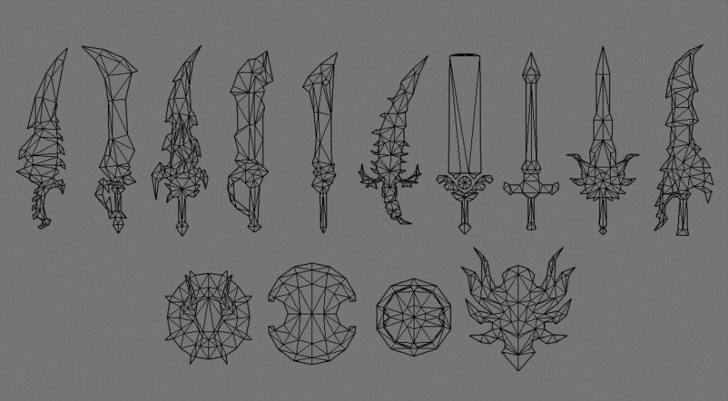 Low-Poly Weapons preview image 4